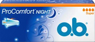 o.b.® Night Super Tampons