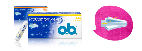 o.b.® ProComfort™ protection at night I